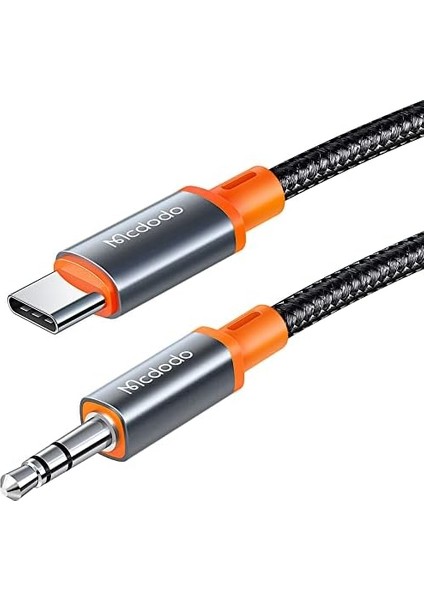 CA-0820 Type-C To 3.5mm Aux Ses Kablosu 1.2m Siyah fiyatları