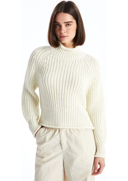 Yeni Sezon Bisiklet Yaka Kendinden Desenli Uzun Kollu Oversize Kadın Triko Kazak fiyatları