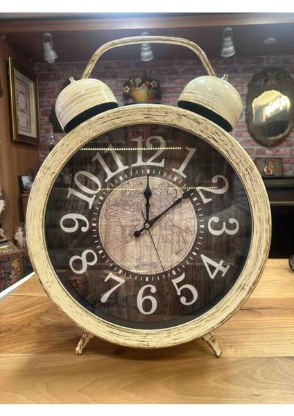 Retro Model Duvara Asılabilir Sessiz Çalışan Çalar Saat fırsatları