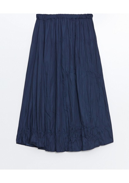 Yeni Sezon Beli Lastikli Saten Kadın Etek indirimleri