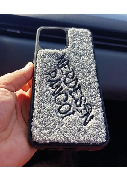 Nakışlı Kılıfı – Estetik Işlemeli Tasarım, Darbe Emici, Yumuşak Kenar Koruma, Şık ve Dayanıklı Kılıf (Pango Gri, 15)