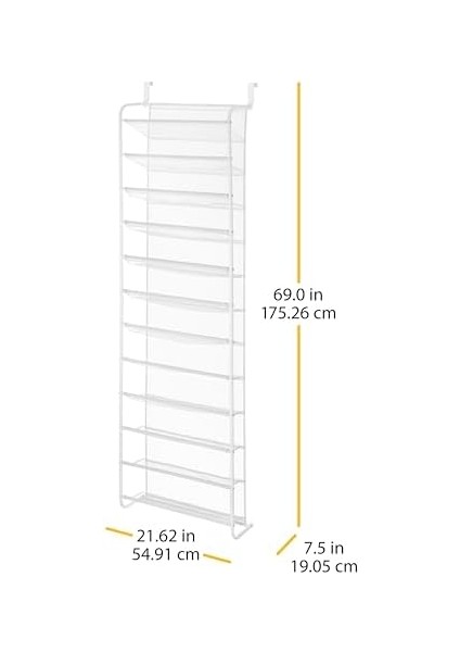36 Çift Kapı Ayakkabı Düzenleyici, Beyaz fiyatları
