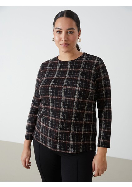 Yeni Sezon Bisiklet Yaka Desenli Kadın Bluz indirimleri