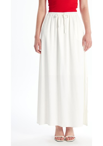 Yeni Sezon Beli Lastikli Düz Poplin Kadın Etek fiyatları