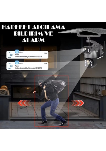 Hareket Takipli Güneş Panelli Güvenlik Kamerası fiyatları