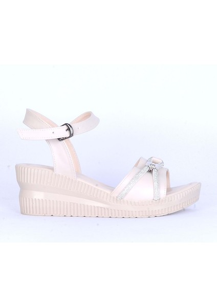 Moda Ayakkabı 149 Ortopedik Kadın 7cm Sandalet Ayakkabı