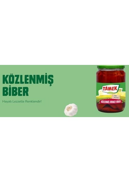 Tamek Közlenmiş Kırmızı Biber 530 G