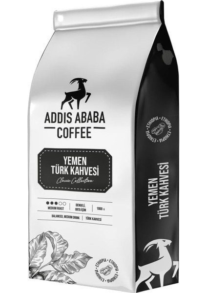 Addis Ababa Coffee - Yemen Türk Kahvesi 1000 Gr. (Öğütülmüş Türk Kahvesi) modelleri