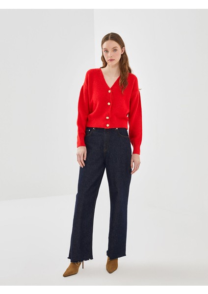 Yeni Sezon V Yaka Kadın Triko Hırka fiyatları