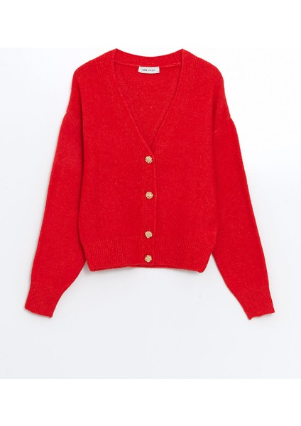 Yeni Sezon V Yaka Kadın Triko Hırka indirimleri