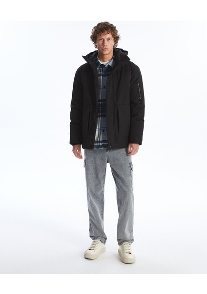 Yeni Sezon Standart Kalıp Kapüşonlu Erkek Mont fiyatları