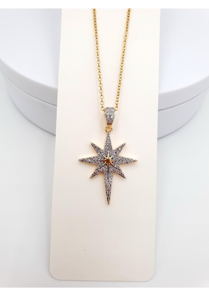 ✧ Işıltılı Yıldız Motifli Zarif Kadın Kolye ✧ fırsatları