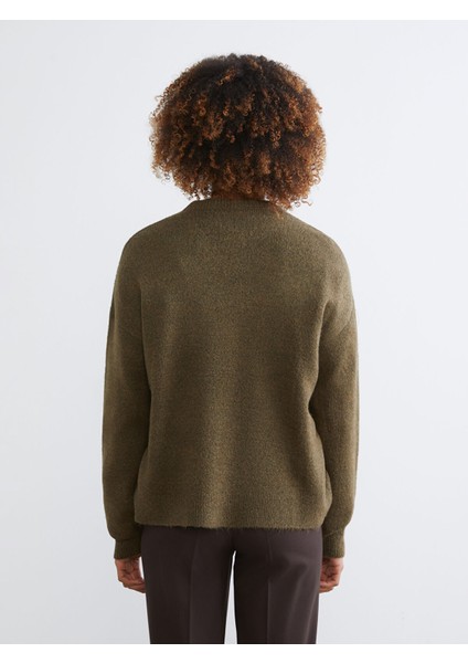 Yeni Sezon Ayı Desenli Oversize Kadın Triko Kazak fırsatları