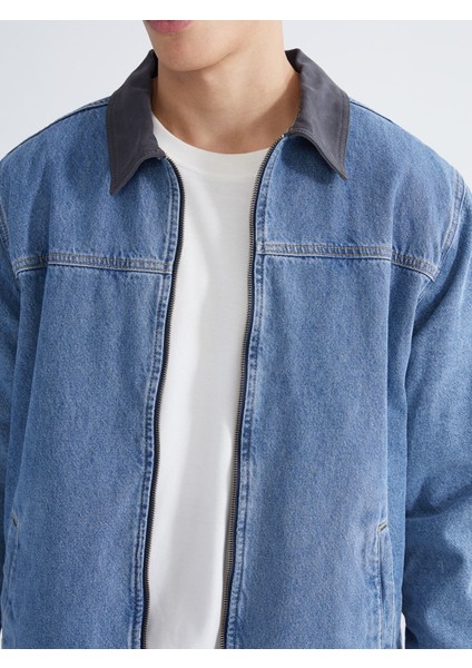 Yeni Sezon Rahat Kalıp Erkek Jean Ceket modelleri