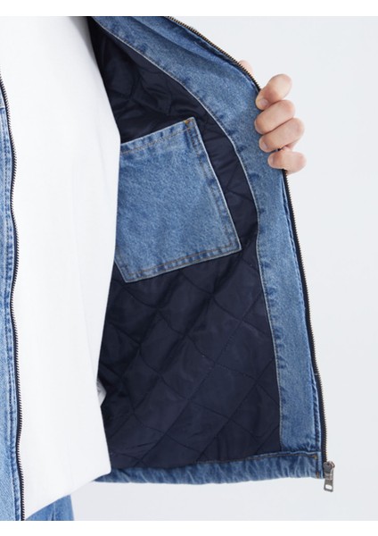 Yeni Sezon Rahat Kalıp Erkek Jean Ceket fırsatları