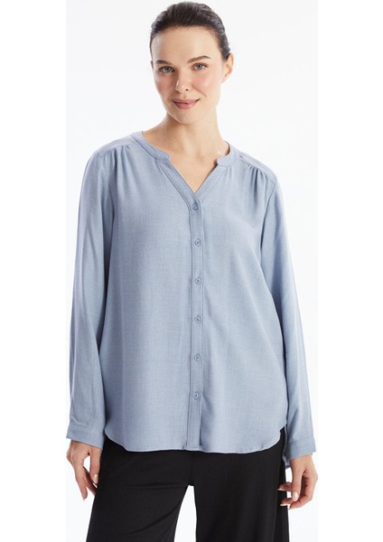 Yeni Sezon Kaçık Yaka Kadın Bluz