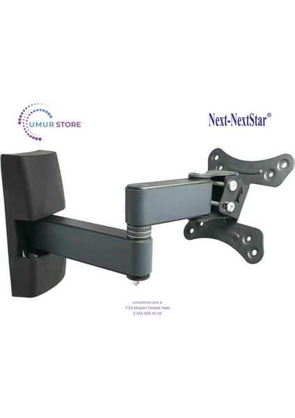 Next YE-24020 D2 24" 61 Ekran Uydu Alıcılı HD 14”- 28” Monitör Lcd Led TV Hareketli Askı Aparatı
