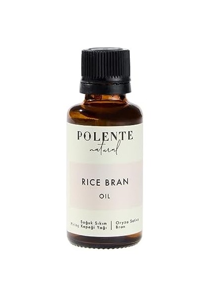 Polente Natural - Pirinç Kepegi Yağı - Soğuk Sıkım (30 Ml) fiyatları