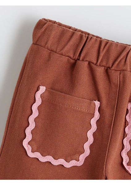 Yeni Sezon Beli Lastikli Kız Çocuk Pantolon modelleri