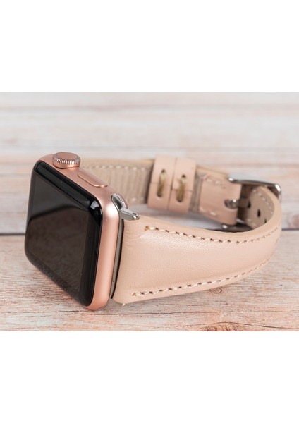 Apple Watch Uyumlu Deri Kordon 42-44-45MM Slim Nu1 modelleri