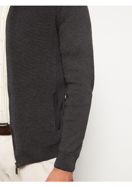 Yeni Sezon Standart Kalıp Kolej Yaka Erkek Triko Hırka fırsatları