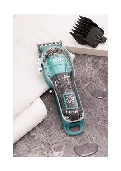 Nave Erkekler Için Akülü Saç Kesme Makineleri – Profesyonel Zero Gap T-Blade Düzeltici, Şarj Edilebilir, LCD Ekran, Ayarlanabilir Bıçak ve Taraklar - Ev ve Berber Kullanımı (Mavi) fiyatları