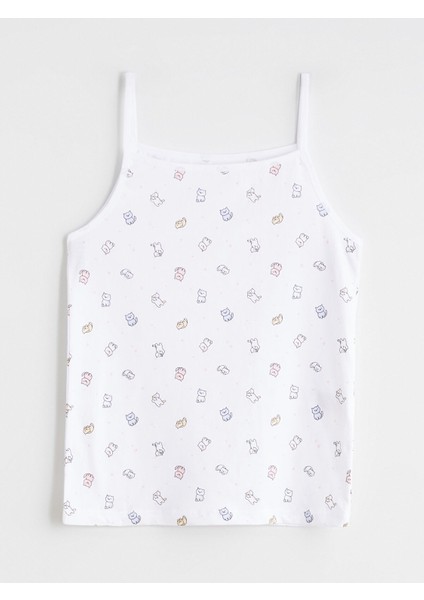 Yeni Sezon Kare Yaka Kız Çocuk Atlet 2'li indirimleri