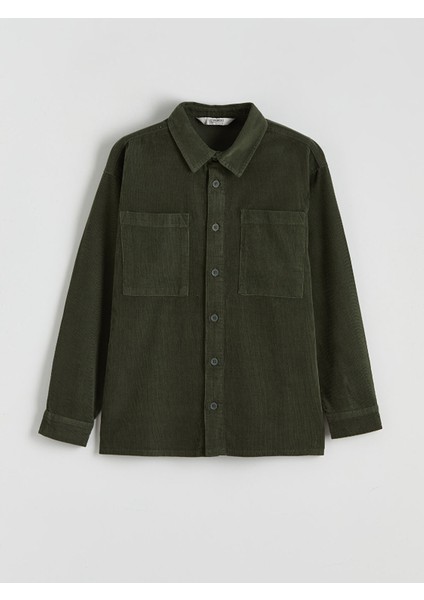 Yeni Sezon Kadife Erkek Çocuk Gömlek