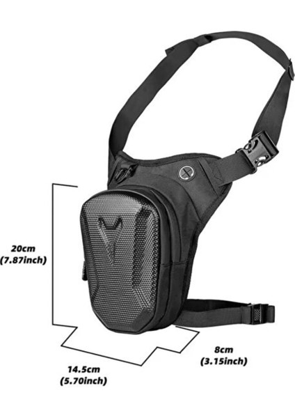 Uniseks Kabuk Korumalı Suya Dayanıklı Motorcu Bacak Çapraz Omuz Bel Çantası modelleri