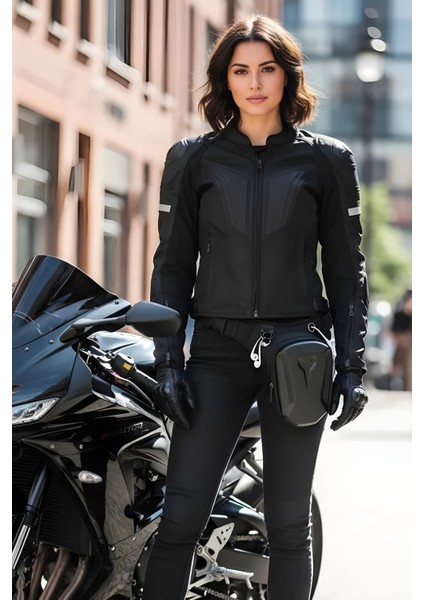 Uniseks Kabuk Korumalı Suya Dayanıklı Motorcu Bacak Çapraz Omuz Bel Çantası indirimleri