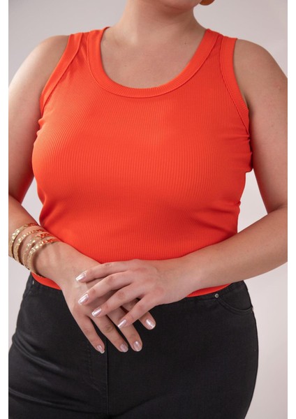 Kadın Büyük Beden Bluz Turuncu fiyatları