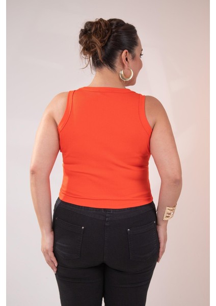 Kadın Büyük Beden Bluz Turuncu fırsatları