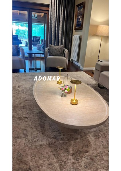 Traverten Orta Sehpa, Masif Traverten Orta Sehpa, Gerçek Traverten modelleri