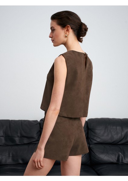 60601 Taş Aksesuarlı Top-Haki modelleri