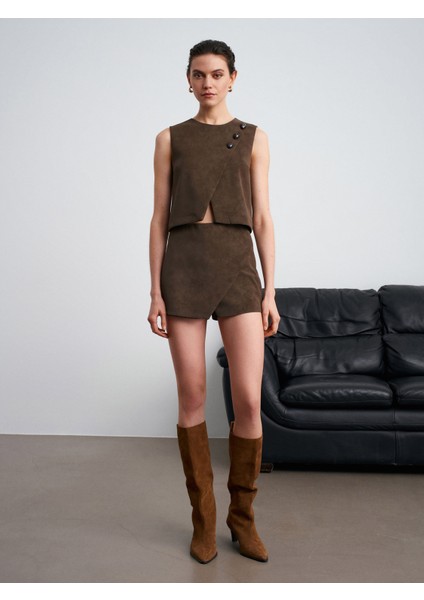 60601 Taş Aksesuarlı Top-Haki indirimleri