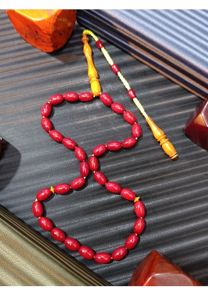Osmanlı Tarzı (Benzetme) Tesbih – Bordo Renk