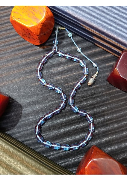 Ateş Kehribar Tesbih – Kapsül Kesim