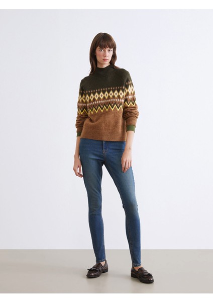 Yeni Sezon Jüpiter Süper Skinny Fit Kadın Jean Pantolon