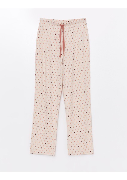 Yeni Sezon Beli Lastikli Desenli Kadın Pijama Alt indirimleri