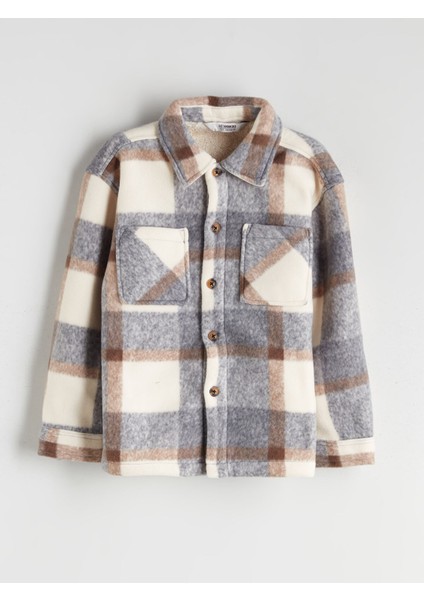 Yeni Sezon Ekose Erkek Çocuk Gömlek Ceket