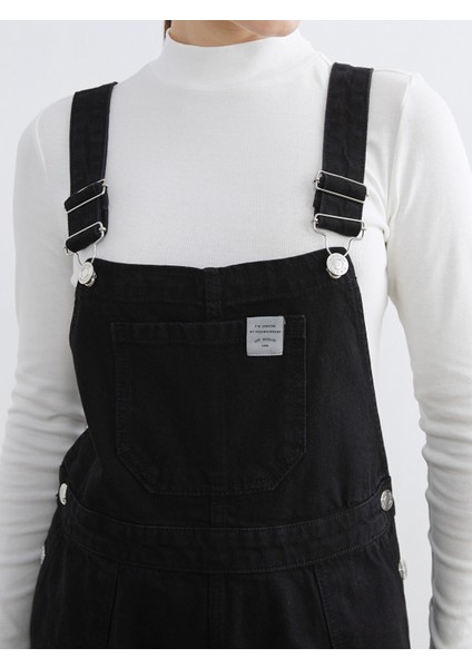 Yeni Sezon Kare Yaka Düz Askılı Kadın Jean Salopet Elbise modelleri