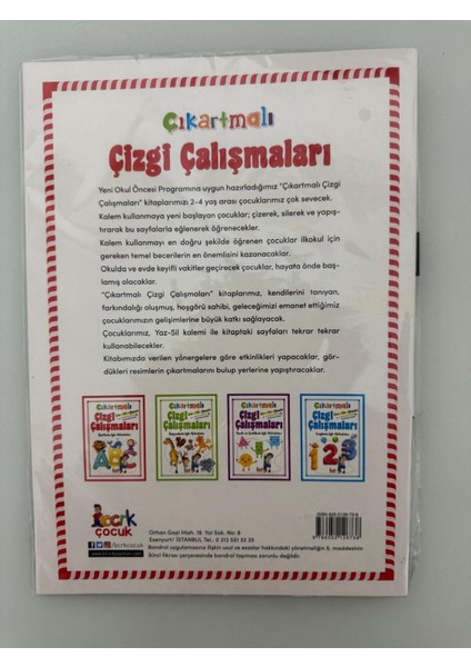 Çizgi Çalışması Aktivite Kitabı Harfler (Yaz-Sil Kalem Hediyeli) fiyatları