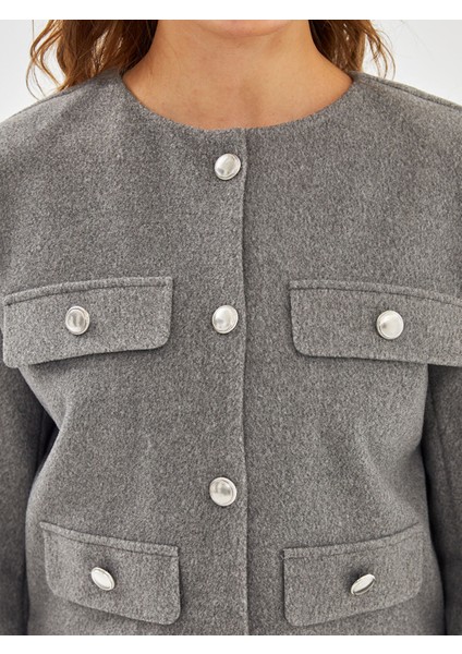 Yeni Sezon Bisiklet Yaka Kadın Ceket modelleri