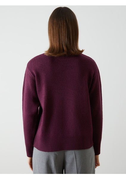 Yeni Sezon Dik Yaka Kadın Triko Kazak fırsatları