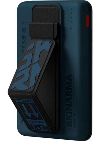 Ile Uyumlu Powerbank Orijinal Spunk Şarj ve Pd Hızlı 15W 5000MAH Mavi