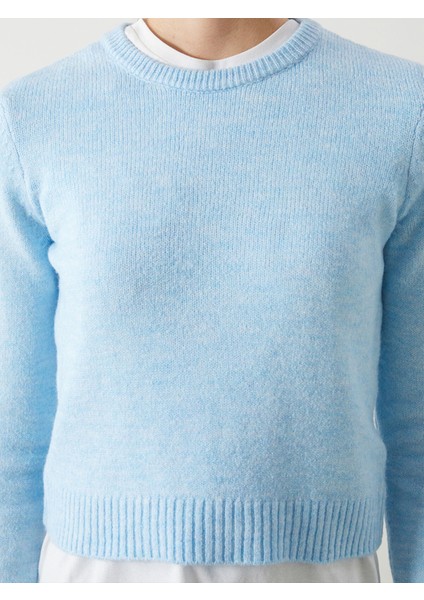 Yeni Sezon Bisiklet Yaka Kadın Triko Kazak modelleri