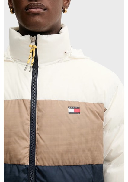 Regular Fit Logolu Dik Yaka Kapüşonlu Mont Erkek Mont DM0DM22117 Ybl modelleri