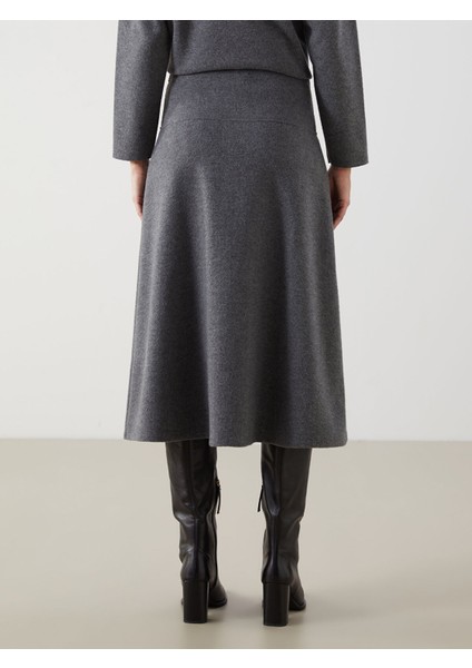 Yeni Sezon Beli Lastikli Kadın Triko Etek fırsatları