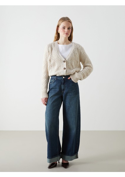 Yeni Sezon Wideleg Kadın Jean Pantolon