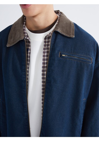 Yeni Sezon Rahat Kalıp Erkek Jean Ceket modelleri